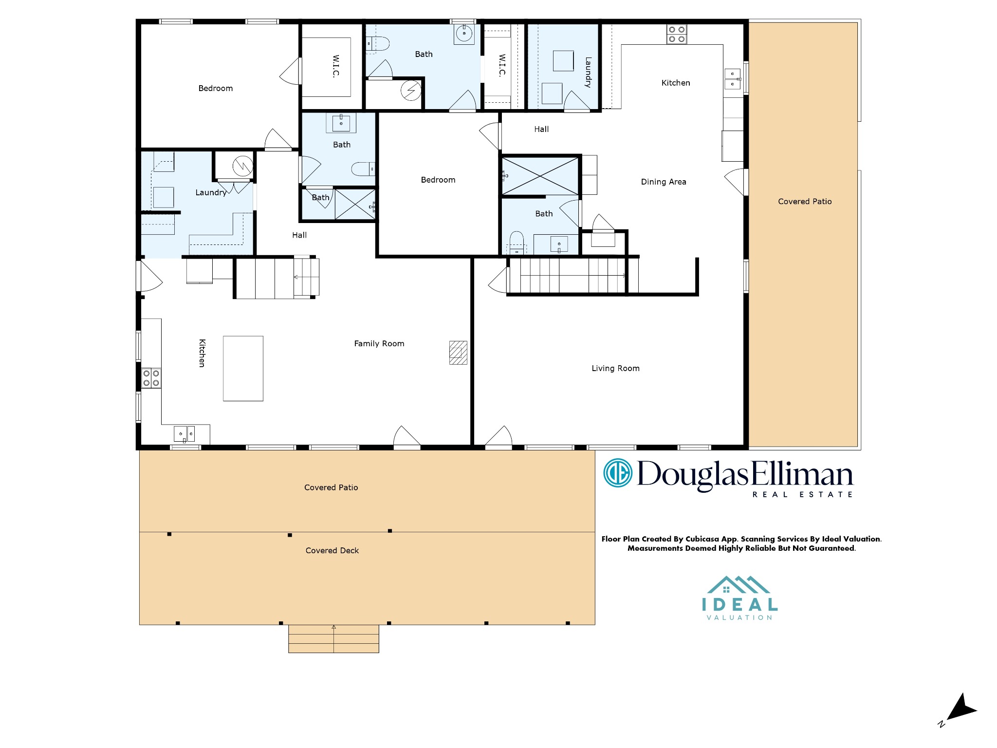 Main House first floor plan at 320 Pecan 3